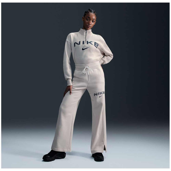 Nike Γυναικείο παντελόνι φόρμας Sportswear Phoenix Fleece High-Waisted Logo Pants